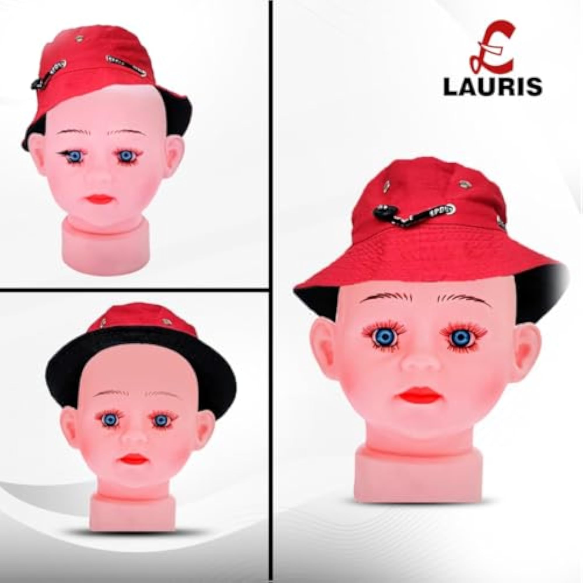 Baby Head Face Mannequin for Wig Display